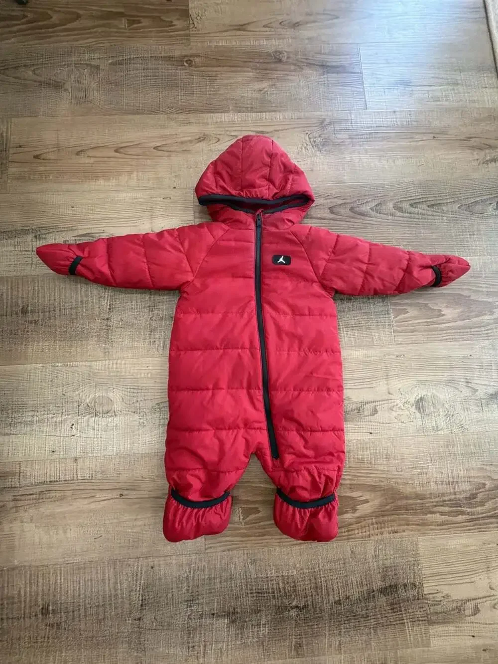 Jordan Jumpman Infant Puffer Snowsuit Bunting Red